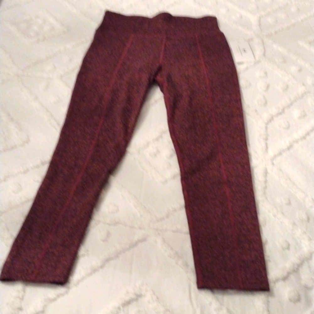 Halston. Purple leggings xs